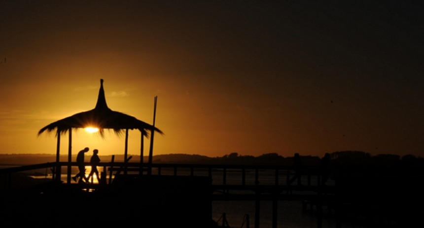 Esplendorosos atardeceres durante todo el año...